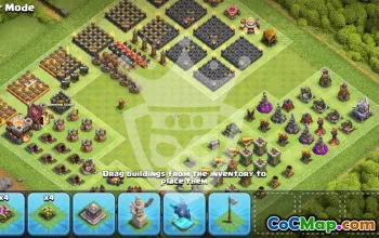 town hall 11, trophy base layout #45339