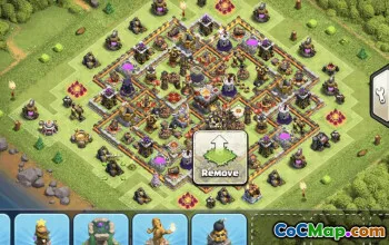 Town Hall 11 Base Layout Copy #34041