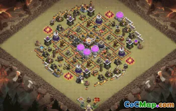 town hall 11, trophy/war/farming base layout #36918