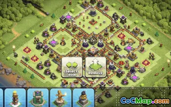 Copy Base Layout TH11: Home Village & War Base #34038