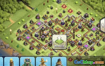 Town Hall 11 Copyable Base Layout #34047