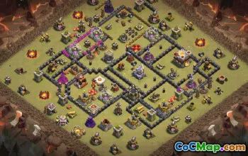 Copy CoC Town Hall 11 Base Layout #34099