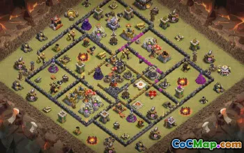 Copy Town Hall 11 Base Layout #34100