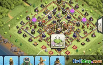Copyable TH11 Base Layouts for CoC #34142