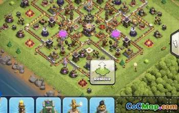 Copy Town Hall 11 Base Layouts with Link #34153