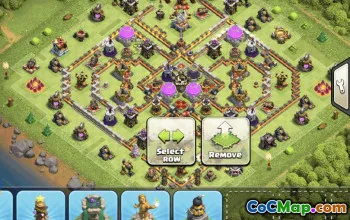 town hall 11, trophy/war base layout #34156
