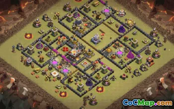 Copy Town Hall 11 Base Layout for CoC #34207
