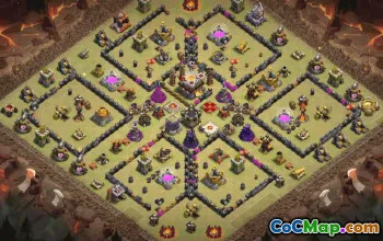 Town Hall 11 Base Layout Copy #34208