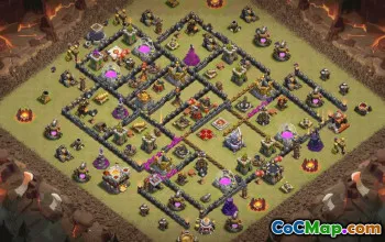 Town Hall 11 Base Layout Copy #34212