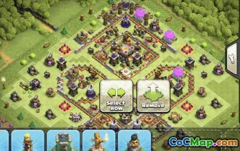 Town Hall 11 Base Layout Copy for CoC #34389
