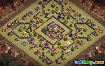 Copy Base Layout TH11 for CoC Map #34412