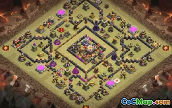 Top Town Hall 11 Base Layouts with Copy Link #34621