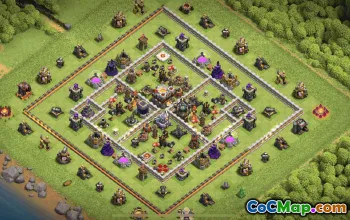 Top Trophy & War Base Layouts for TH11 #34644