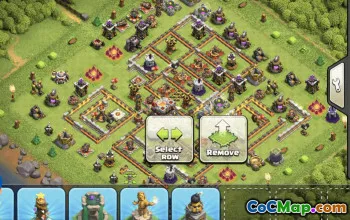 town hall 11, trophy/war base layout #35059