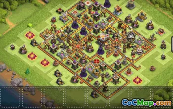 Top Town Hall 11 Base Layouts with Copy Link #35608