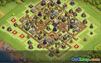Top TH11 Clash of Clans Base Layouts with Copy Link #35609