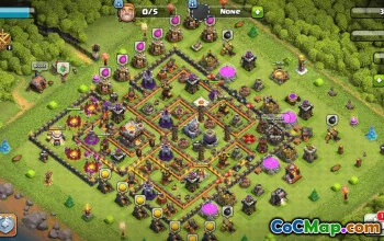 town hall 11, trophy/war base layout #36169