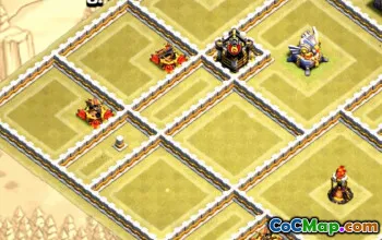 town hall 11, trophy/war base layout #38254