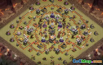 Top Town Hall 11 Base Layouts with Links #50885