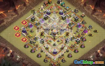 Top Town Hall 11 Base Layouts with Copy Link #51655