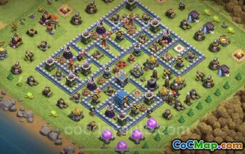 TH12 Anti-Everything Trophy Base - Clash of Clans #25592