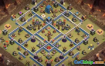 TH12 COC Layouts: Ratusz, mapy wojenne i trofeum #14260