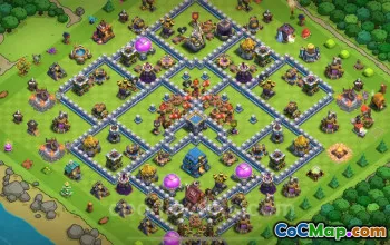 TH12 Defense Base with Link | Legend League & Anti Everything - Clash of Clans 2025 #52371