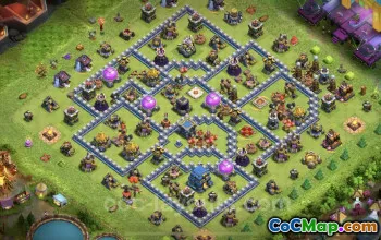TH12 Farming Base - Anti Everything Layout for Clash of Clans #20807