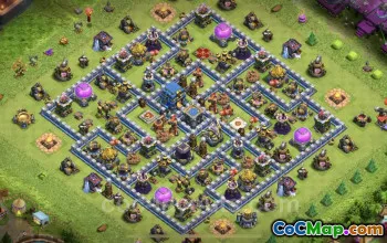 TH12 Farming Base Copy - Anti Everything Hybrid Layout #25575