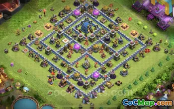 TH12 Hybrid Base Link for Trophy Defense - Clash of Clans #20669