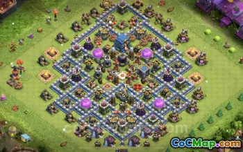 TH12 Hybrid Farming Base: Anti 2 Stars - Clash of Clans #25572