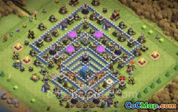 TH12 Max Farming Base Link | Clash of Clans Hybrid Design #25487