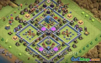 TH12 Max Farming Base Links: Hybrid & Anti-Everything #20890