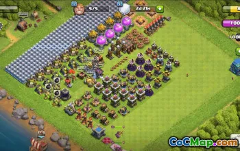 town hall 12, progress base layout #38263