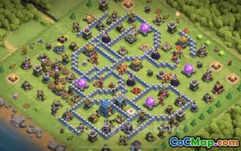 TH12 Trophy Base & Link for Clash of Clans - Defense Guide #25599