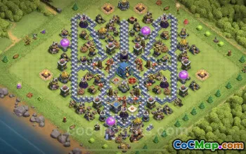TH12 Trophy Base with Link - Clash of Clans Defense Guide #20739