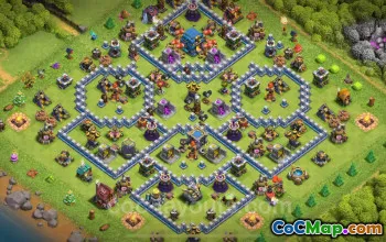 TH12 Trophy Defense Base with Link | Clash of Clans 2025 #51506