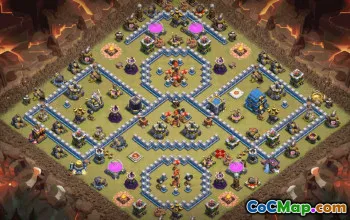 Copy Base Layout CoC TH12 #34421