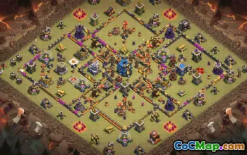 Copy Base Layout with Link for CoC TH12 #34103