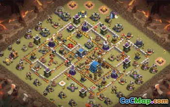 Copy Town Hall 12 Base Layouts for CoC #34437
