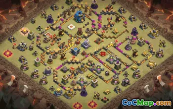 Top TH12 Clash of Clans Base Layouts with Links #35065