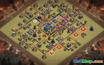 Top Town Hall 12 Base Layouts with Copy Links #35332
