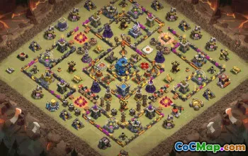town hall 12, trophy/war base layout #35418