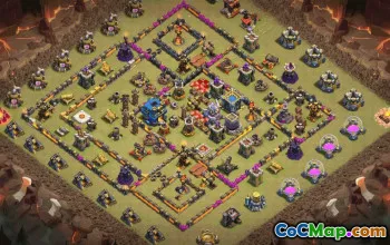 town hall 12, trophy/war base layout #35693