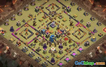 Top Copy Base Layout for Town Hall 12 #35695