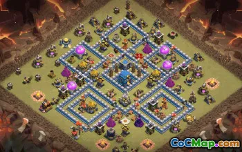 Top Town Hall 12 Base Layouts for Clash of Clans #36242