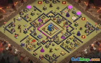 Top Town Hall 12 Base Layouts with Copy Links #36612