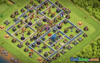 town hall 12, trophy/war base layout #36701