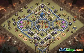 Top TH12 Clan War & Trophy Base Layouts #36882
