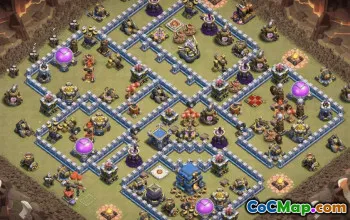 Top Town Hall 12 Base Layouts with Copy Links #37044